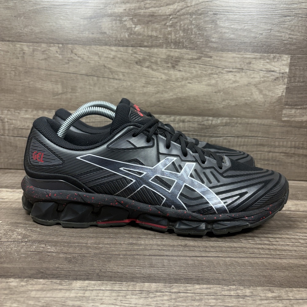 Asics Gel-Quantum 360 7 Black Silver Mens US Size 10 1201A867 Running Shoes